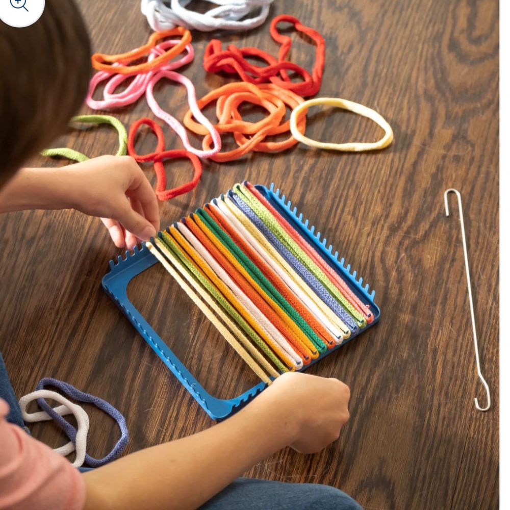 Hook and Loop Potholder Set With Extra Set Of Loops